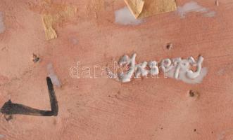 Vándor legény. Izsépy keráma. Mázas kerámia, jelzett, hibátlan 16 cm