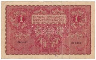 Lengyelország 1919. 1M "AT 870364" T:F
Poland 1919. 1 Marka "AT 870364" C:F
Kr...