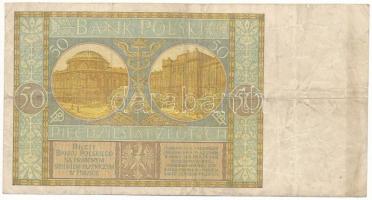 Lengyelország 1929. 50Zl "DL 8308946" T:F
Poland 1929. 50 Zlotych "DL 8308946" ...