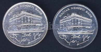1992-93. 200Ft Ag "MNB" (2x) T:BU,2