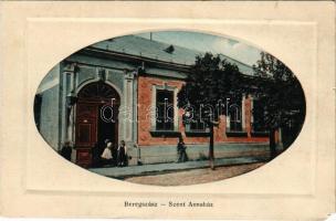 1915 Beregszász, Beregovo, Berehove; Szent Anna ház. Farkas és Földes kiadása / Catholic school (EM)