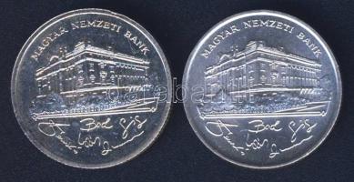 1992-93. 200Ft Ag "MNB" (2x) T:BU,2