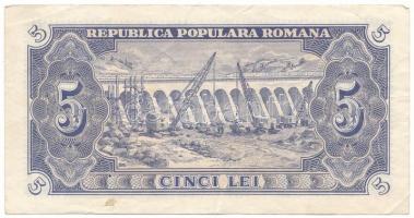 Románia 1952. 5L T:F erős papír
Romania 1952. 5 Lei C:F strong paper
Krause P#83b