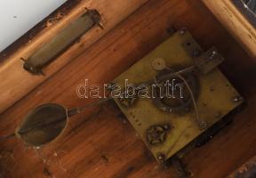 1872 Tokaj Jonas Weinstock órás áltíl készített parasztóra. Feles ütős, ingajáratos, da dobozban, fe...