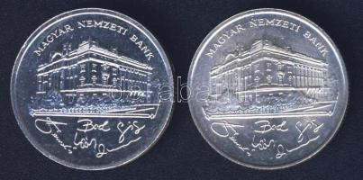 1992-93. 200Ft Ag "MNB" (2x) T:BU,2