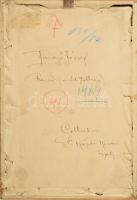 Faragó József (1877-1928): Rendőr. Tus, toll, papír, jelzés nélkül. Grand Hotel Royal Nagy-Szálloda ...