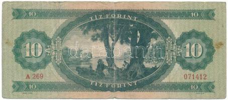 1947. 10Ft "A 269 071412" T:VG
Hungary 1947. 10 Forint "A 269 071412" C:VG
Ada...