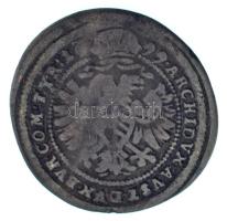 Ausztria 1699. 1kr Ag "I. Lipót" Bécs (0,84g) T:VF, patina, enyhén hajlott lemez Austria 1699. 1 Kreuzer Ag "Leopold I" Vienna (0,84g) C:VF, patina, slightly bent coin Krause KM#1229