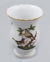 Herendi Rotschild mintás váza. kézzel festett, jelzett, minimális kopással 12 cm