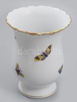 Herendi Rotschild mintás váza. kézzel festett, jelzett, minimális kopással 12 cm