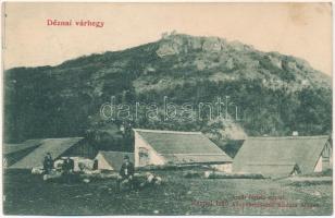 1906 Dézna, Várhegy. Aradi turista egylet, Kerpel Izsó kiadása / castle ruins (ázott / wet damage)