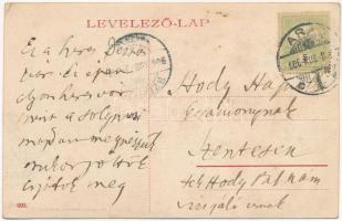 1906 Dézna, Várhegy. Aradi turista egylet, Kerpel Izsó kiadása / castle ruins (ázott / wet damage)