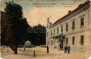 1915 Trencsénteplic-fürdő, Trencianske Teplice; Attila nyaraló / Bad Trenschinteplitz, Villa Attila / Spa, villa (EM)