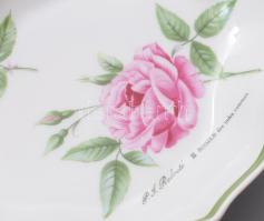 2 db Hutschenreuter tálka és gyertyatartó. sz: 19 cm kézzel festett, jelzett, hibátlan