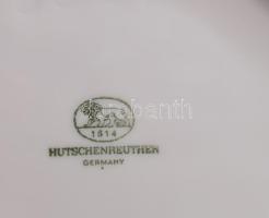 2 db Hutschenreuter tálka és gyertyatartó. sz: 19 cm kézzel festett, jelzett, hibátlan