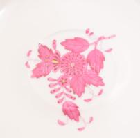 2 db Herendi Apponyi mintás teás csésze, aljjal. Jelzett, kézzel festett, hibátlan