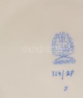 2 db Herendi Apponyi mintás teás csésze, aljjal. Jelzett, kézzel festett, hibátlan