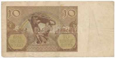 Lengyelország / Német megszállás 1940. 10Zl "L 5438480" T:F
Poland / German Occupation 19...