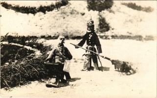 Osztrák-magyar és német játék katonababa / Austro-Hungarian K.u.k. and German military dolls. Viribus Unitis, photo