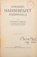 Hanasiewicz Oszkár: Korszerű hadisebészet vezérfonala. Bp., 1927., Kir. M. Egyetemi Nyomda, 180 p. Átkötött kopott, foltos félvászon-kötés, "Biró Béla" orvos névbélyegzésével.