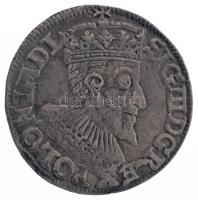 Lengyel-Litván Nemzetközösség 1594. 3gr Ag "III. Zsigmond" (2,42g) T:VF patina Polish-Lithuanian Commonwealth 1594. 3 Grossus (Trojak) Ag "Sigismund III" (2,42g) C:VF patina