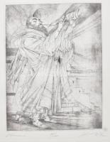 Kass János (1927-2010): Zsidó ünnepek mappa. 14 db rézkarc, papír, mindegyik jelzett és számozott (7...