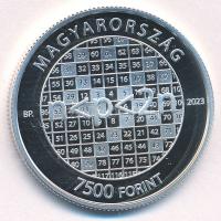 2023. 7500Ft Ag "Magyar származású Wolf-díjasok - Erdős Pál" tanúsítvánnyal, kapszulában T:PP