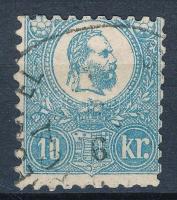 1871 Kőnyomat 10kr javított fogazással / repaired perforation (30.000)