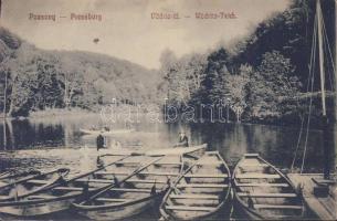 Pozsony Lake Vödric rowing boats