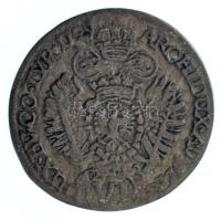 Ausztria 1729. 6kr Ag "VI. Károly" Hall (2,63g) T:F, patina
Austria 1729. 6 Kreuzers Ag &...