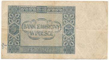 Lengyelország / Német megszállás 1941. 5Zl "AD 2835470" T:F,VG
Poland / German Occupation...