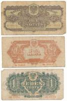 Lengyelország 1944. 1Zl + 2Zl + 5Zl T:F,VG Poland 1944. 1 Zloty + 2 Zlotych + 5 Zlotych C:F,VG