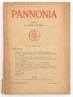 1941-1942 Pannonia. VII. évf. 1. és 2. sz.