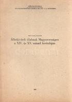 Mályusz Elemér: 
A "csúti főesperesség" (Dedikált.)
[Budapest], 1970. (Szegedi Nyomda). ...