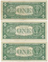 Amerikai Egyesült Államok 1957-1961. (1957) 1$ "Silver Certificate - kisméretű", kék pecsé...