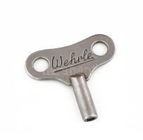 Német kandallóóra. Kulccsal, hiánnyal, 44x23 cm