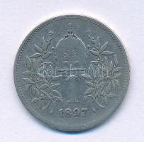 Ausztria 1897. 1K Ag "Ferenc József" T:VF,F
Austria 1897. 1 Corona Ag "Franz Joseph&...