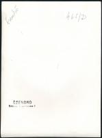 cca 1930-1940 Szendrő István (1908-2000): Budapest, luxusautó az Opera előtt, pecséttel jelzett fotó...