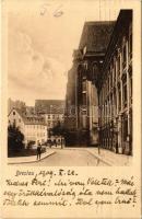 1909 Wroclaw, Breslau; Am Ritterplatz / street