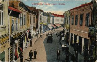 Caracal, Strada Anton Caracala / street, shops (EK)