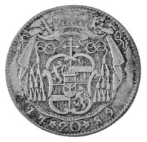 Osztrák Államok/ Salzburgi Püspökség 1789. 20kr Ag "Hieronymus von Colloredo" (6,52g) T:VF...