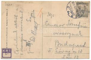 1921 Miskolc, Széchenyi utca, Weidlich palota, Herz Samu üzlete, villamos. Vasúti levelezőlapárúsítá...