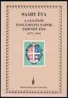 Saáry Éva: A Lugánói Tanulmányi Napok tizenöt éve 1977-1991. Bp., 2003, Szenci Molnár Társaság. Kiadói papírkötés.