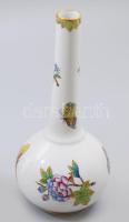 Herendi Viktória mintás szálváza, jelzett, m: 19 cm