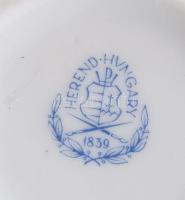 Herendi Viktória mintás szálváza, jelzett, m: 19 cm