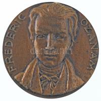 Franciaország DN "St. Vincent de Paul / Frederic Ozanam" bronz emlékérem. Szign.: Müller (58mm) T:XF France ND "St. Vincent de Paul / Frederic Ozanam" bronze medallion. Sign: Müller (58mm) C:XF