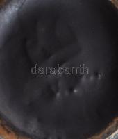 Király Károly 12 darabos kávézó összeállítás, jelzett