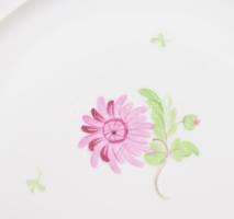 Herendi Tertia 3 darab virágmintás nagytál, jelzett, d: 28 cm