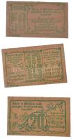 Ausztria / Hadersfeld 1920.június 1. 10h + 20h + 50h fa szükségpénz (pénztárjegy) T:UNC-AU
Austria ...