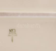 Neutettau anya gyermekével, jelzett, kezén repedéssel, 20x18 cm